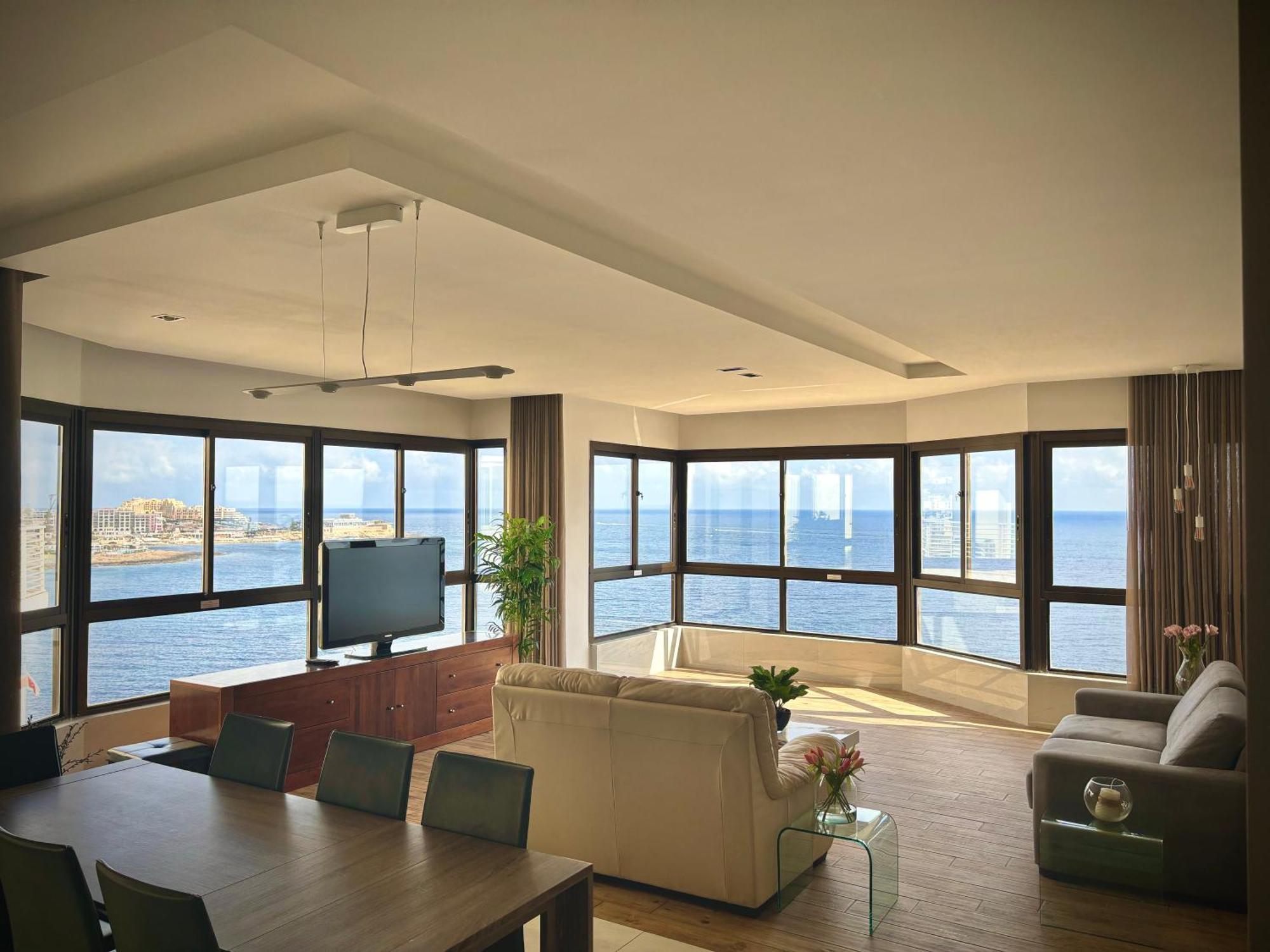 Sea View Luxury Haven Living & 3Bedrooms Seafront Sliema Exterior foto